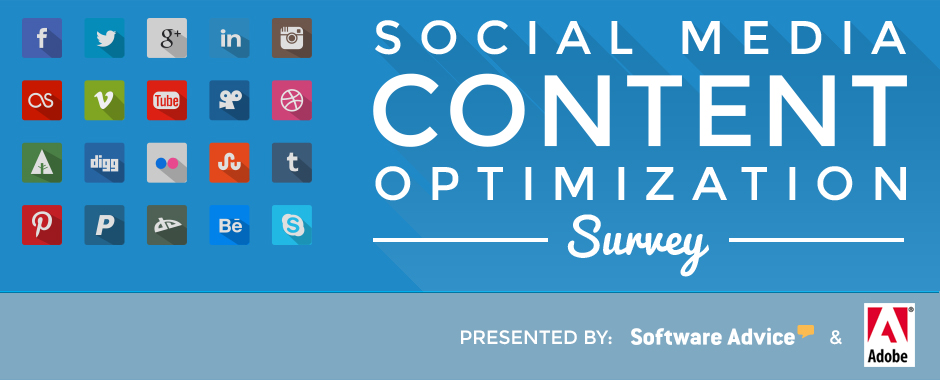 social media content optimization survey banner